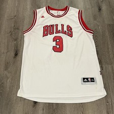 Dwayne Wade Chicago Bulls Adidas Sewn NBA Jersey Size Men  s 2XL  2 