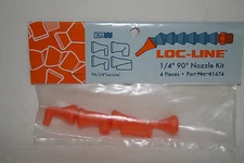 Loc-Line 1/4" Hose 90 Deg Assorted Nozzles Kit 41474 NEW!!!