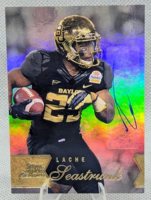 Lache Seastrunk Auto - 2014 Flair Showcase Football NFL #136 Fleer Washington - Bild 1 von 3