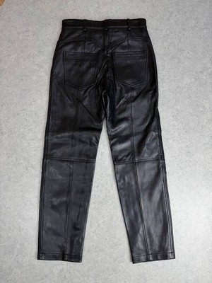 Zadig & Voltaire Punk Cuir Leather Pants Size 34 Duties Paid (USA