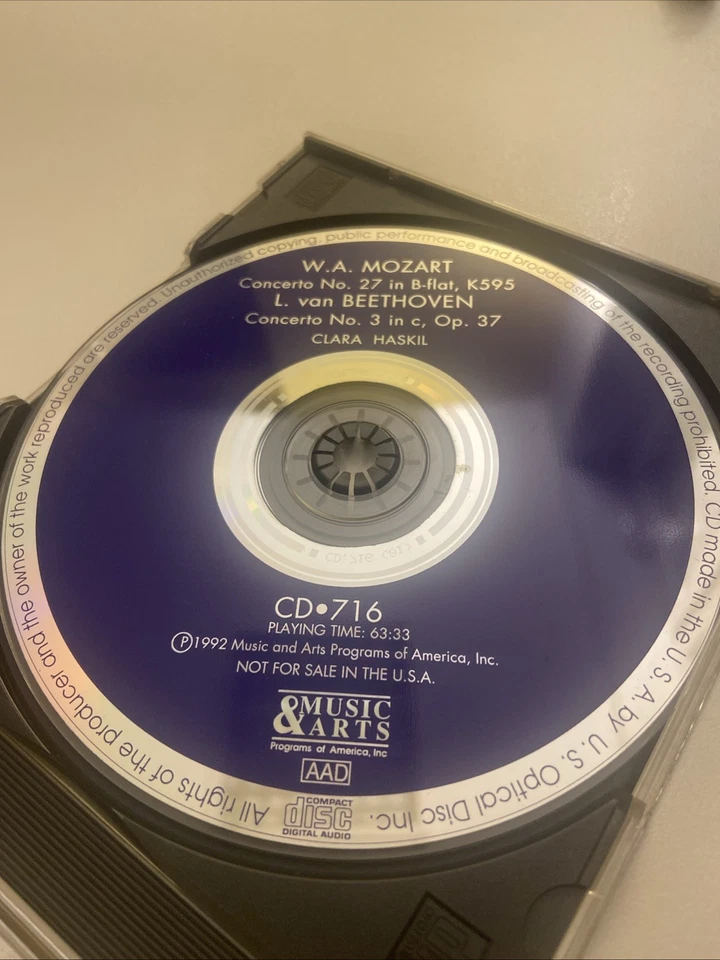 Clara Haskil in Performance • Mozart & Beethoven• Piano , High End Aufnahme Rare - Bild 3 von 3
