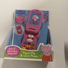 Peppa Pig Interactive Flip and Learn Toy Phone