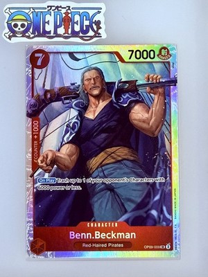 One Piece Card Game   COLOR: RED OP09-009 BENN.BECKMAN SR FOIL NM TCG ENGLISH