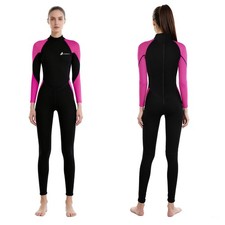 Wetsuit for Women Full Body 2MM Neoprene Wetsuits Diving Suit in Cold Water,L...