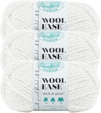 Lion Brand Wool-Ease Thick  Quick Yarn 97m Celebration Color 3 Pack