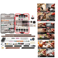 Ezuvita Multifunktionswerkzeug ZubehöR Set 618 Tlg. Rot FüR Schleifen, Bohren