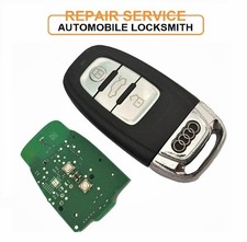 For AUDI A4 A5 A6 A7 A8 Q3 Q5 3 Button Smart Remote Key Fob Repair Service
