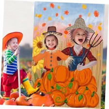 Thanksgiving Photography Backdrop Pumpkin Photo Background Fall Harvest Decor