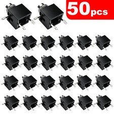 50Pcs 3.5mm Female Stereo Audio Socket Jack Connector 3 Terminal PCB Mount