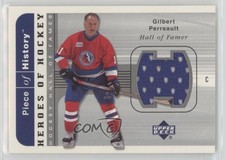 2002 Upper Deck Piece Of History Heroes Hockey Jerseys Gilbert Perreault HOF 1o3