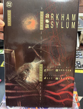Batman Arkham Asylum - 1989 - 1st Print Hardcover -Grant Morrison Dave NM