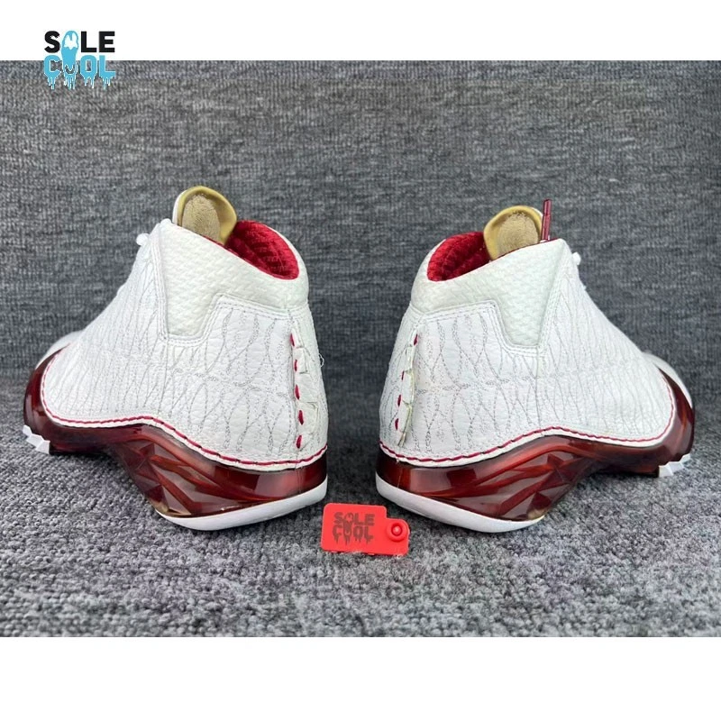 Tênis masculino Air Jordan 23 OG branco Varsity vermelho 318376-161 - Imagem 4 de 4
