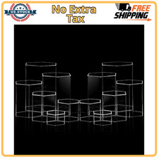 Hexagonal Jewelry Display Risers Hexagonal Market Display Risers Stands Acryl...