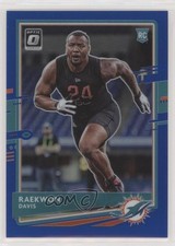 2020 Panini Donruss Rookie Optic Preview Blue Prizm 8/125 Raekwon Davis 03zv