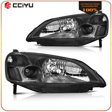 2pcs Pair Headlights For 2001-2003 Honda Civic Coupe 2-door Sedan 4-door 2pcs Pair Headlights For 2001-2003 Honda Civic Coupe 2-door Sedan 4-door