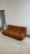 Orange Ligne Roset Togo 3 three seater modular sofa - excellent condition