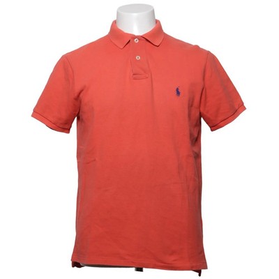 Polo Ralph Lauren, Poloshirt, Größe: L, Slim Fit, Rot, Baumwolle, Einfarbig #Ynw