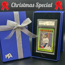 2024 Topps Heritage Mookie Betts Los Angeles Dodgers Graded GEM MINT PTA 10🔥