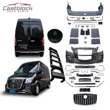 Fit 2014-2019 Mercedes Benz Sprinter W906 Upgrade Bumper Kit + Ladder+Tire Cover