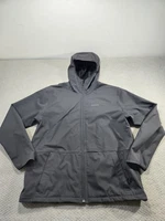 Patagonia Jacket Mens XL Black Tough Puff Hoody Insulated Fleece Fishing 86210