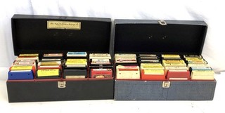 Vintage 8 Track Tape Cassette Lot 4 Boxes Country Gospel Bluegrass Rock