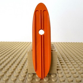 LEGO Island Xtreme Stunts: Orange Long Surfboard 6075, 6736, BEACH LOOKOUT, 2002