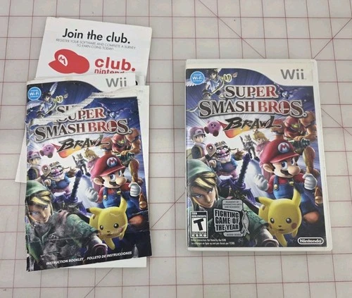 Super Smash Bros. Brawl (Nintendo Wii, 2008)  Tested