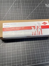 KNIPEX Tools - 3 Piece Pliers Wrench Set (6, 7, 10) (9K008045US), Red