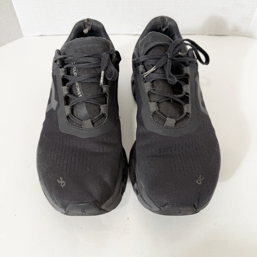 On Cloud Cloudmonster Men’s Black Athletic Running Sneakers Size 7.5 - Picture 3 of 6