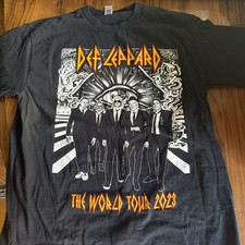 Def Leppard Size S The Stadium 2022 Double Sided Concert Tour Shirt Rock Metal