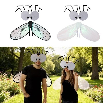 Fliegenflügel Kostüm Set Cosplay Zubehör für Maskerade Party Gefälligkeiten Urlaub