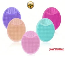 1pc Silicone Face Cleansing Brush – Gentle Pore Deep Clean & Massage - NEW