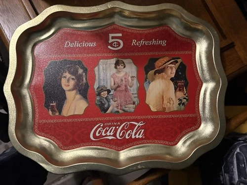 Coca-Cola Vintage Trays Set of 2