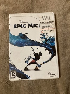 Epic Mickey (Wii, 2010) - Complete in Box *Read Desc*