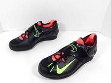 Nike Zoom PV 2 Lowtop Utah State Black/Neon Red Track  Field Spikes Size 7.5