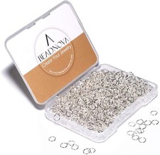 300 Silver Open Jump Rings 5mm - Perfect for Jewelry Making  DIY Projects