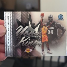Topps 2025 Bowman Chrome Shaquille O'Neal Young Kings Insert #YK-19 Lakers NBA