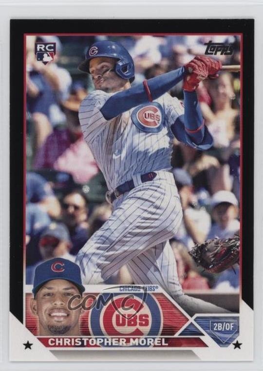 2023 Topps Series 1 Black 57/72 Christopher Morel #308 0s55