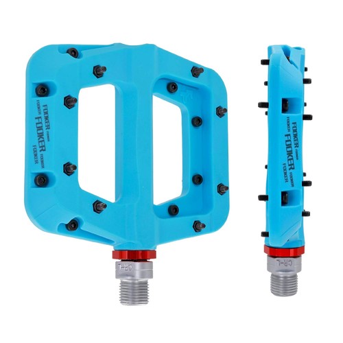 MTB Pedals Mountain Bike Pedals 3 Bearing Non-Slip Lightweight Nylon Fiber Bi... - Picture 4 of 9