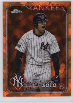 2024 Topps Chrome Update Sapphire Orange 9/25 Juan Soto #USCS1 1s4s