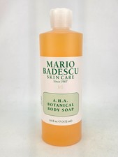 Mario Badescu Skin Care AHA Botanical Body Soap Body Wash Grapefruit 16 oz