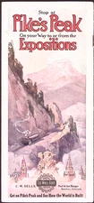 1920s Pike's Peak Expositions Manitou & Pikes Peak Railway Cog Wheel Brochure