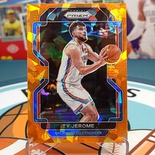 2021-22 Panini Prizm - Ty Jerome #214 Orange Cracked Ice