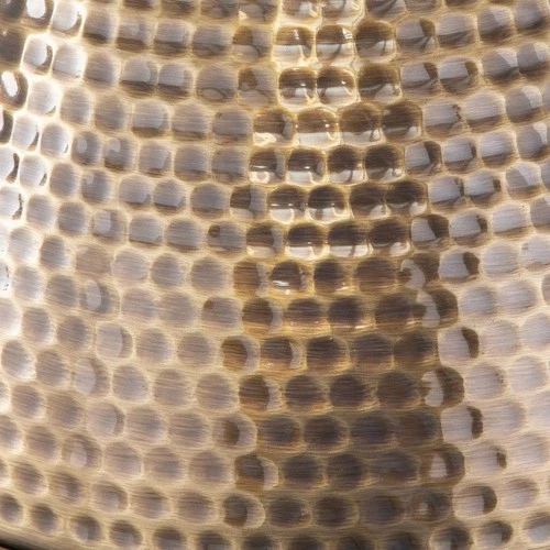 UTTERMOST 22052 ADASTRA ANTIQUE BRASS HAMMERED METAL SHADE 1 LIGHT PENDANT - Picture 5 of 7