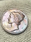 1936 Mercury Dime Gem BU++ Gem Toned