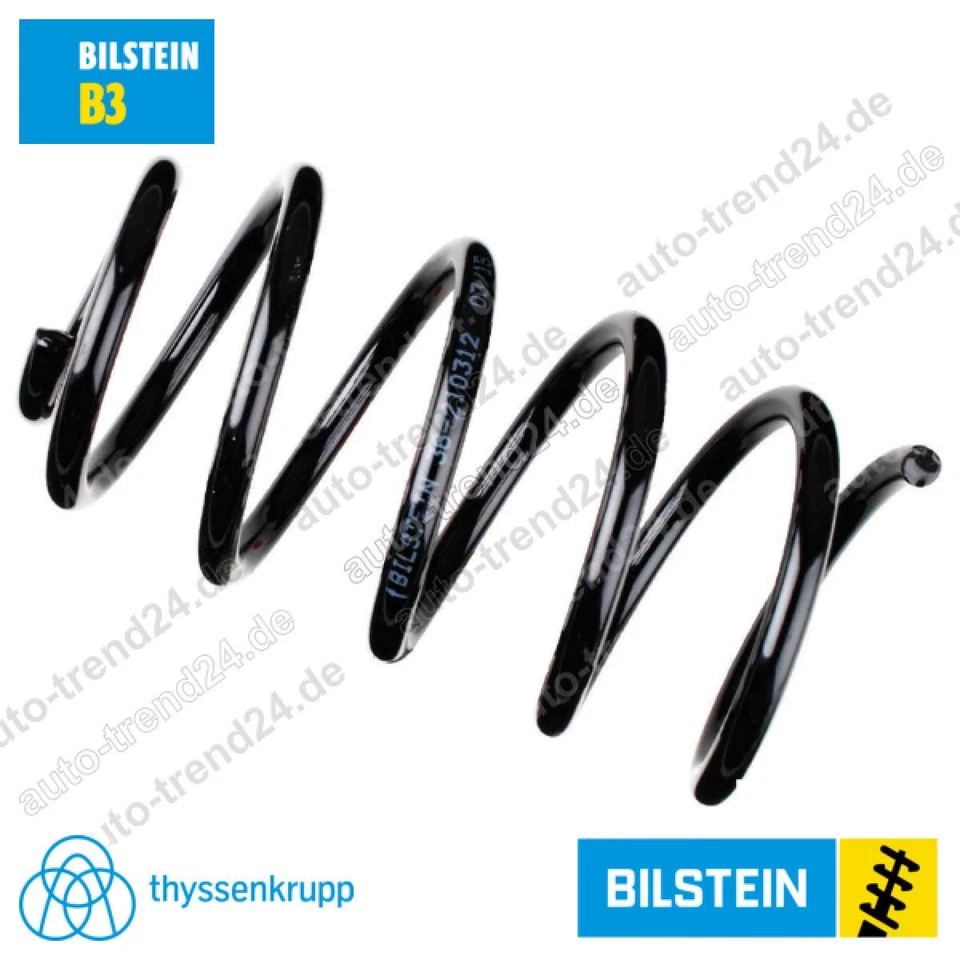 B3 Schraubenfeder hinten u.a.: Vauxhall Corsa MK III (D) S07, Bj. 2006-2014