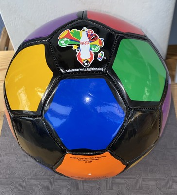 Coca-Cola bunter Fußball WM EM Deutschland farbig Ball Coke Coca Cola Größe 5