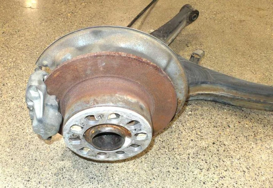 Brazo de arrastre trasero derecho lado pasajero 72-80 Mercedes Benz R107 450SL 450SLC FABRICANTE DE EQUIPOS ORIGINALES Foto 4 de 4