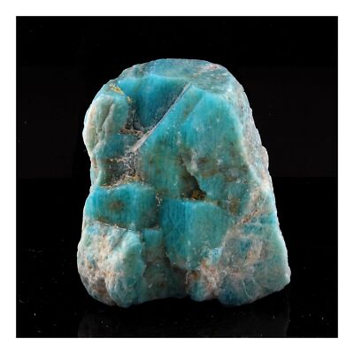 Steine und Mineralien. Amazonit. 839,5 ct. Konso, Äthiopien.