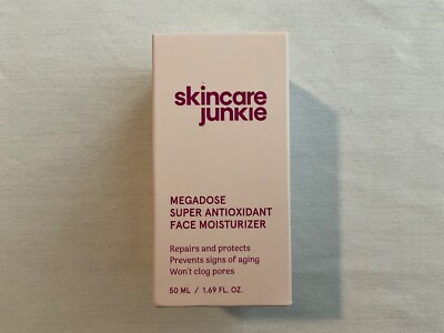 Skincare Junkie Megadose Super Antioxidant Face Moisturizer ~ 50mL / 1.69 Fl Oz